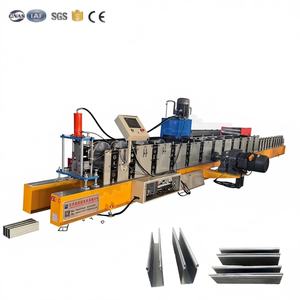 Machine de formage de rails de guidage pour portes à enroulement certifiée CE, machine de formage de rails de guidage pour portes à enroulement anti-corrosion - Product Image 1