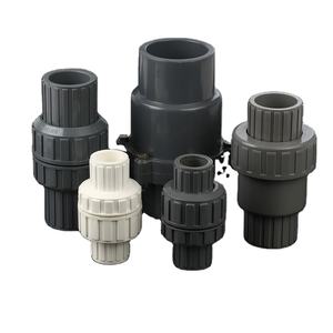 <span class=keywords><strong>Vannes</strong></span> <span class=keywords><strong>à</strong></span> boisseau sphérique en PVC et <span class=keywords><strong>vannes</strong></span> anti-retour HONGKE, vente directe usine, 3/4"-2", <span class=keywords><strong>à</strong></span> raccord <span class=keywords><strong>à</strong></span> emboîtement, commande manuelle de l'eau, <span class=keywords><strong>à</strong></span> prix abordable - Product Image 1