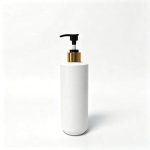 Botella de 500 ml para Jabón Líquido, HDPE Blanco, Acabado Mate, Recargable, para Champú, Loción, Sérum para el Cuidado de la Piel, con Logotipo Personalizado Gratuito - Product Image 4