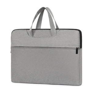 Bolso para Portátil Impermeable de Poliéster Oxford, Gris, para Negocios, con Asas, Maletín de Viaje, Bolso para Portátil para Mujer - Product Image 3
