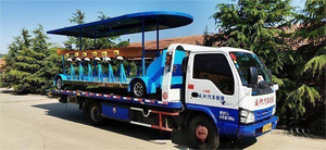 ราคาสุดพิเศษ รถบัสไฟฟ้าสีน้ำเงินสำหรับการท่องเที่ยว 10-11 ที่นั่ง พร้อมบริการจักรยานบาร์ - Product Image 3