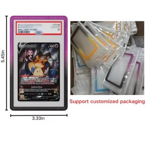 YY Colorful Graded Card Silicone <b>Bumper</b> Case <b>Clip</b> Closure Soft Cover Business Cards Anti-Drop Protector - Product Image 2