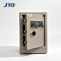 Coffre-fort JYB 60 cm en acier avec clavier électronique, double serrure à clé, armoire de sécurité ignifuge, coffre-fort numérique pour la maison et le bureau