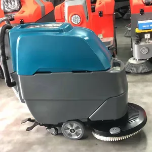 Trolley Kamer Reinigingsmachine Marmeren Vloer Schrobben Machine Elektrische Auto Floor Scrubber Floor Cleaning Machine Met Ce