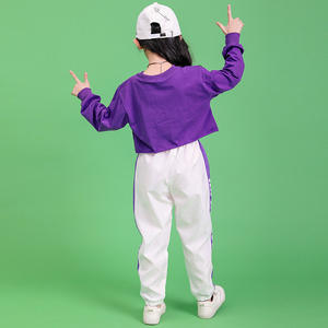 Costume da bambina Hip-Hop Jazz Dance per bambini Drum Set per ragazze <span class=keywords><strong>a</strong></span> <span class=keywords><strong>vita</strong></span> <span class=keywords><strong>alta</strong></span> - Product Image 5