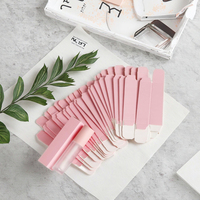 50 pièces petites boîtes en papier Kraft vides mat rose brillant à lèvres emballage 22X22X92mm pour cosmétique