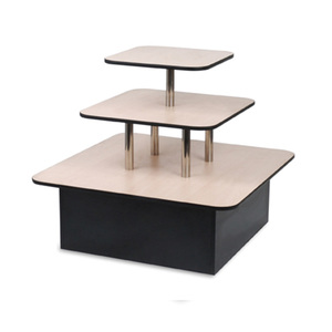 Nhà Máy Bán buôn 3 Tier bảng vuông gỗ bán lẻ bảng hiển thị cho đồ trang sức quần áo cửa hàng - Product Image 2