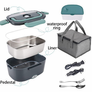 Vente en gros Ensemble de boîtes à lunch électriques Boîte à lunch portable pour enfants adultes en acier inoxydable - Product Image 2