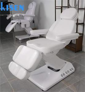 Kisen 2024 New Adjustable Clinic Beauty Salon Stationary Comfortable 4 Motors Massage Table Electric Facial Beauty <b>Bed</b> - Product Image 1