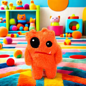 Monster-Shaped Chewable <b>Squeaker</b> Molar Dog Plush <b>Toy</b> Bite-Resistant Puppy Teething Pet Supplies - Product Image 3