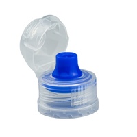 Capuchon sport PCO 1881 de 28 mm avec bouchon à clapet et sécurité inviolable pour bouteille d'eau