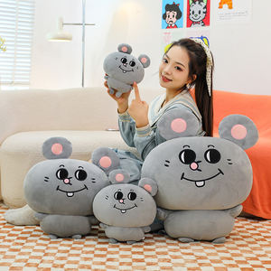 Bambole grigi di peluche, simpatici giocattoli di peluche per topolino, regali per la casa adatti per ragazzi e ragazze - Product Image 4