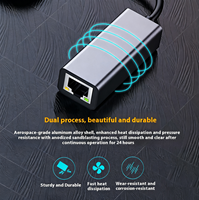 Adaptador SYONG USB 3.0 a Ethernet, USB C a RJ45 Gigabit LAN 1000Mbps, Adaptador de Red Cableado Plug&Play para PC, Laptop, Windows, Mac