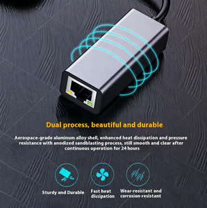 Syong <span class=keywords><strong>USB</strong></span> 3.0 để Ethernet Adapter, <span class=keywords><strong>USB</strong></span> C để RJ45 Gigabit LAN 1000Mbps mạng có dây Adapter Plug & Play cho PC máy tính xách tay Windows Mac - Product Image 6