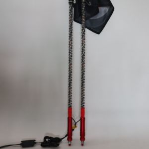 WD سوط جديد لون الرقص 5ft LED سوط أحمر قاعدة الإفراج السريع ل <span class=keywords><strong>Polaris</strong></span> <span class=keywords><strong>RZR</strong></span> UTV ATV التحكم عن بعد التطبيق IP67 للماء - Product Image 1