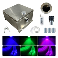 Lumière LED multicolore haute efficacité à 6 couleurs changeantes, étanche, pour écran d'affichage, plafond de cinéma maison, fibres optiques, acier inoxydable