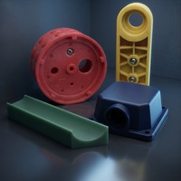 Pièce moulée par injection plastique personnalisée, résistante à la chaleur et stabilisée aux UV, certifiée RoHS, faible MOQ pour applications automobiles et médicales