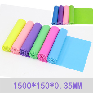 Bandes de résistance de yoga de marque propre, en matériau TPE, pour étirements, fitness, massage, mise en forme du corps et exercices. - Product Image 4