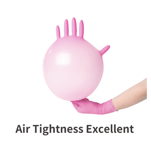 Gants jetables en nitrile M3.5g sans poudre, sans <span class=keywords><strong>latex</strong></span> rose texturé du bout des doigts pour le nettoyage de la maison du restaurant, <span class=keywords><strong>contact</strong></span> <span class=keywords><strong>alimentaire</strong></span> - Product Image 4