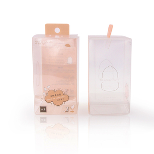 Nhà Máy Trực Tiếp Vật Liệu Tái Chế Rõ Ràng <span class=keywords><strong>PVC</strong></span> Pet Hộp Nhựa Cho Vẻ Đẹp Máy Xay Sinh Tố Miếng Bọt Biển Tùy Chỉnh Trang Điểm Bao Bì Tùy Chỉnh Màu Sắc Biểu Tượng - Product Image 1