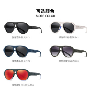 Danda <b>Sunglasses</b> Tr90 Frame TAC Lens UV400 Polarized Men Outdoor Driving Cycling Gray - Product Image 4