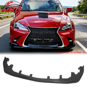 Fits for Lexus GS F Sport 2016-2020 IKON Style Front Bumper Lip Matte Black - Product Image 5