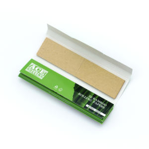 Papier à rouler personnalisé avec logo, format King Size 1/4, en pulpe de bois naturelle et bambou, avec livret - Product Image 2