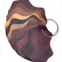 Tissus de créateur vintage haute couture, cuir PU imperméable à motif litchi coloré pour chaussures et sacs