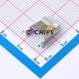 MY-FJ-590 Button & Strip Battery Connector Through hole Component (THT) Connector Spring Steel Nickel - Product Image 2