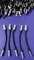 Adaptateur de prise casque 3,5 mm de haute qualité pour iPhone, câble audio compatible avec Android et iOS