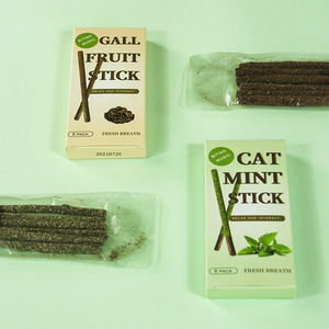 Bâtonnets de menthe pour chat, bâtonnets de fruits, lot de 6, haleine fraîche, jouet interactif à mâcher pour chat - Product Image 1
