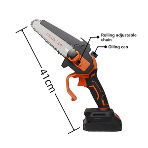 Offre Spéciale – Tronçonneuse Électrique Sans Fil Industrielle OEM DIY 6 Pouces 500W Alimentée par Batterie Lithium pour la Coupe du Bois, Orange, Garantie 1 An - Product Image 5