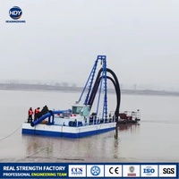 Pompe submersible diesel à aspiration jet, machine de dragage, capacité 2500 m³/h, pour le nettoyage et l'extraction de sable en mer et en rivière