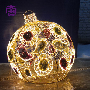Luces LED de Navidad para exteriores, comerciales, con diseño de bolas, impermeables IP65, para decoración navideña, ¡en oferta! - Product Image 1