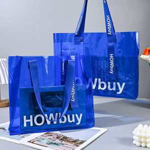 <span class=keywords><strong>Sac</strong></span> fourre-tout en PVC holographique <span class=keywords><strong>de</strong></span> qualité supérieure, personnalisé, pour cadeaux, shopping, voyage, imperméable, avec logo imprimé sur mesure, <span class=keywords><strong>sac</strong></span> <span class=keywords><strong>de</strong></span> plage - Product Image 3