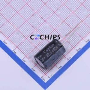 Condensateur électrolytique en aluminium à montage traversant KF220M400I200A, composant à montage traversant (THT), D13xL20mm 22uF 20% 400V 5mm - Product Image 1