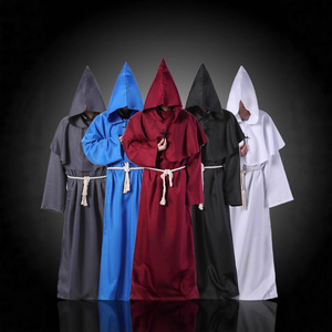 Medieval monk's robes Halloween cosplay antique monk's robes cosplay costumes nun's <b>clothes</b> wizard's <b>clothes</b> priest's <b>clothes</b> - Product Image 2