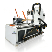 Tour à bois Mustang MT1202-5A avec diamètre de rotation maximal de 200 mm et capacité de pièce de travail de 1200 mm, 380 V, multifonctionnel