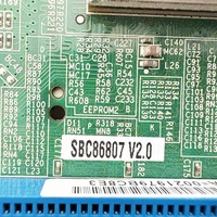 SBC86807 15-Q06-012001 Q06218E84300324 REV.2.0 Socket 478 Ordinateur embarqué Mini ITX Intel Pentium M Intel 852GM+ICH4 Chipset
