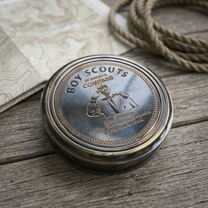 Boussole de scout en laiton vintage gravée, 3 pouces, avec pointeur, pour navigation nautique, portable, de poche, pour la randonnée, cadeau - Product Image 6