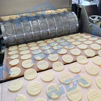 Machine de formage de biscuits entièrement automatique multifonctionnelle pour sandwichs durs et mous, avec écran tactile, pour boulangerie et utilisation avec de la farine