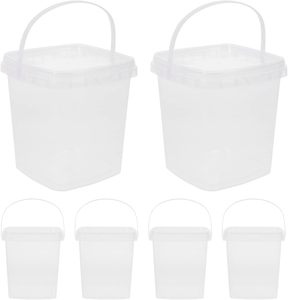 Contenedor de Plástico Transparente con Tapa Hermética, Libre de BPA, de 300ML/500ML/1L/2L/3L/5L, para Almacenamiento de Alimentos a Granel - Product Image 1