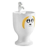 Toilette pour enfant en céramique, petite, monobloc, murale ou sur pied, colorée, pour salle de bain de maternelle