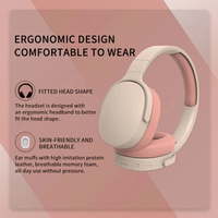 Headset terpasang di kepala P2961, earphone sangat lama baterai hidup nirkabel, subwoofer pengurang kebisingan