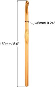 2-10mm 12 PCS Set Ergonomic Handle Oval Shape <b>Crochet</b> Needle Set Knitting Needle Craft Yarn Multicolor <b>Crochet</b> <b>Hooks</b> Set - Product Image 2