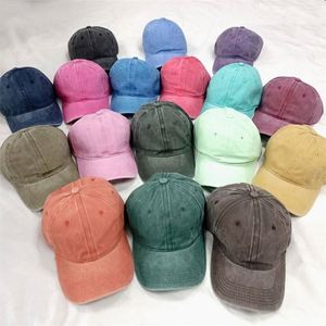 Wholesale Blank Washed Cotton Baseball Caps Adults Faded 6 Panels Soft Top Dad <b>Hats</b> - Product Image 2
