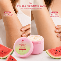 Crème hydratante pour le corps Watermelon-Rush 48H, hydratation intense, absorption rapide, lissante, apaisante, pour peaux rugueuses, légère et hydratante