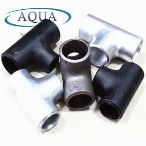 hreaded Pipe Fittings Plumbing Materials Malleable Iron Malleable Steel Pipe Fittings Straight/Reduce Butt Weld Tee Pipe Fitting