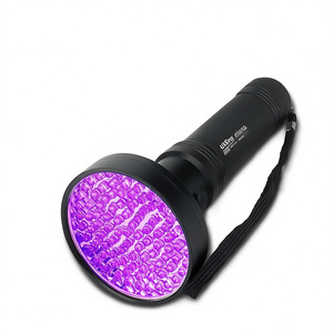 <b>UV</b> Ultraviolet 100 LED Flashlight BlackLight 395nM Inspection <b>Torch</b> for Black Light 395nM Detection - Product Image 1
