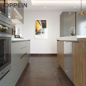 Cho Oppein mô-đun nhỏ handless nhà sản xuất tủ bếp tùy chỉnh xây dựng nhà bếp của riêng bạn MDF bồn rửa vòi bản lề Ngăn kéo trượt - Product Image 3